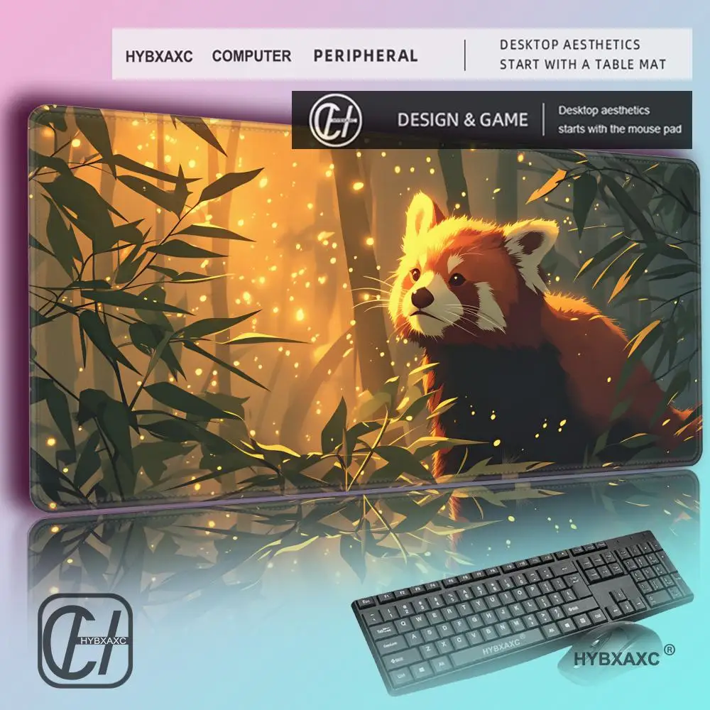 HYBXAXC Lofi Red Panda Sunset Desk Mat Cozy Bamboo Forest Gift Oversized Aesthetic Mousepad Warm Glow Nature Anime Desk Pad
HYBXAXC Lofi Red Panda Sunset Desk Mat Cozy Bamboo Forest Gift Oversized Aesthetic Mousepad Warm Glow Nature Anime Desk Pad