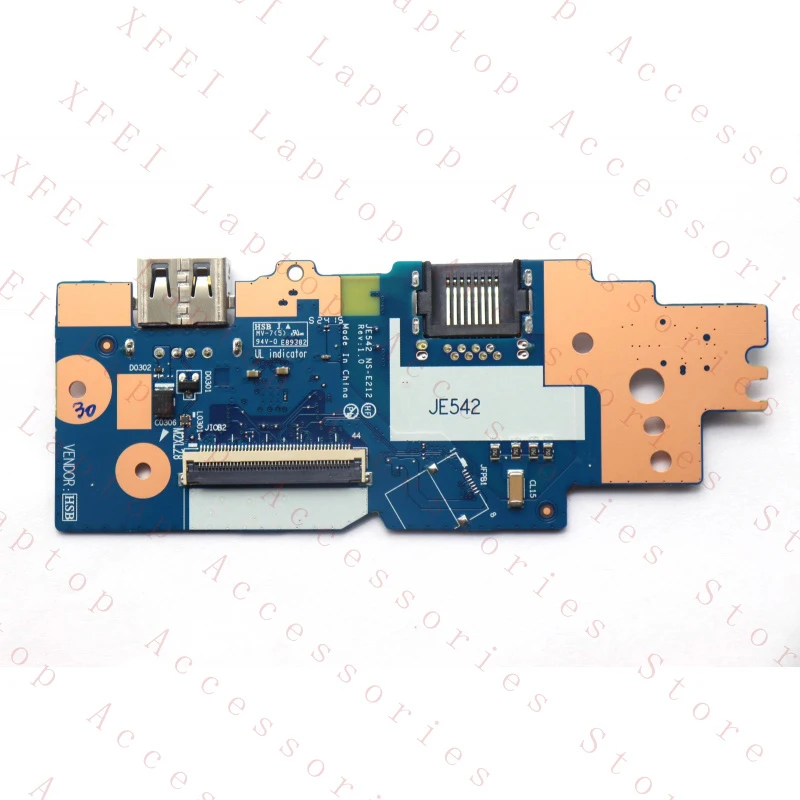 D New USB RJ45 Lan IO Board NFP 44Pin JE542 NS-E212 for ThinkPad E15 Gen 4 21E6
D New USB RJ45 Lan IO Board NFP 44Pin JE542 NS-E212 for ThinkPad E15 Gen 4 21E6