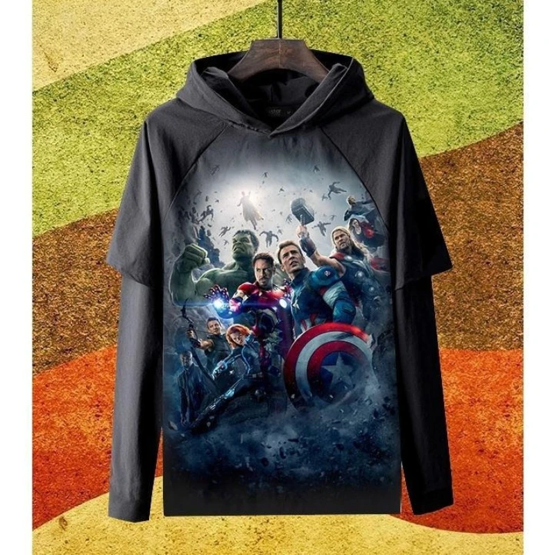 Thanos Avengers Iron Man Black Hooded Short/Long Sleeve Tee, Unisex Kids’ Casual Cotton T-Shirt New Arrival
Thanos Avengers Iron Man Black Hooded Short/Long Sleeve Tee, Unisex Kids’ Casual Cotton T-Shirt New Arrival