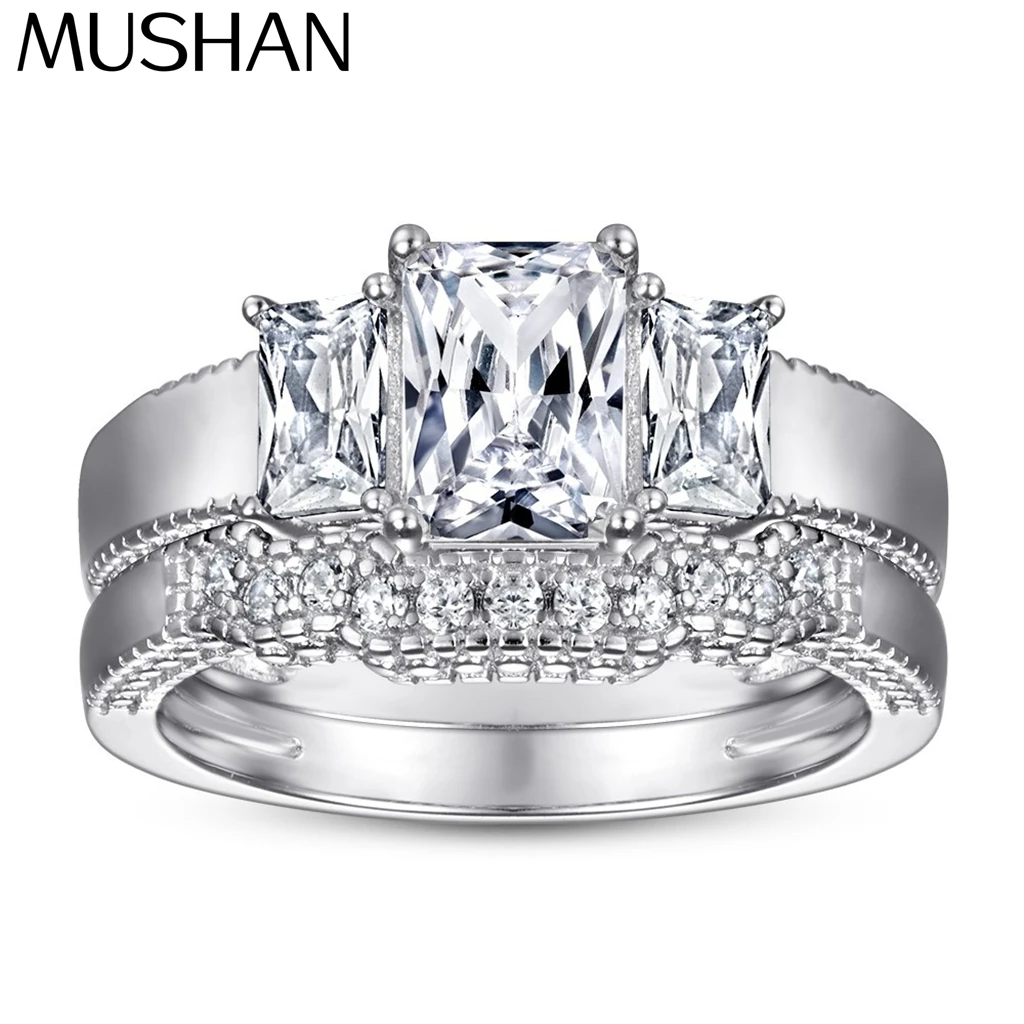 MuShan Jewelry 925 Sterling Silver Romantic Engagement Ring 5A Cubic Zirconia Valentine Anniversary Rings Bands Women Gift
MuShan Jewelry 925 Sterling Silver Romantic Engagement Ring 5A Cubic Zirconia Valentine Anniversary Rings Bands Women Gift
