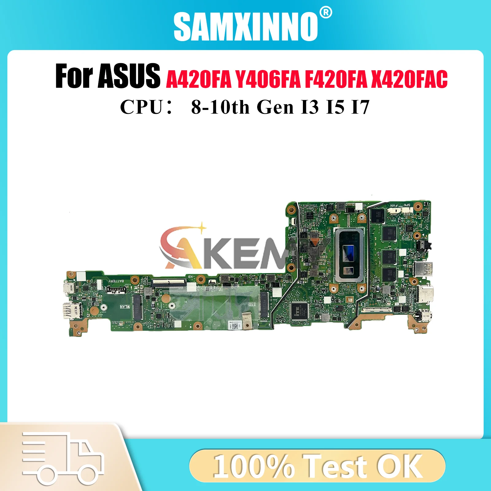 X420FA Laptop Motherboard For ASUS VivoBook X420FA Y406FA X420FAC F420FA X420F A420FA Mainboard With I3 I5 I7 CPU 100% tests OK
X420FA Laptop Motherboard For ASUS VivoBook X420FA Y406FA X420FAC F420FA X420F A420FA Mainboard With I3 I5 I7 CPU 100% tests OK