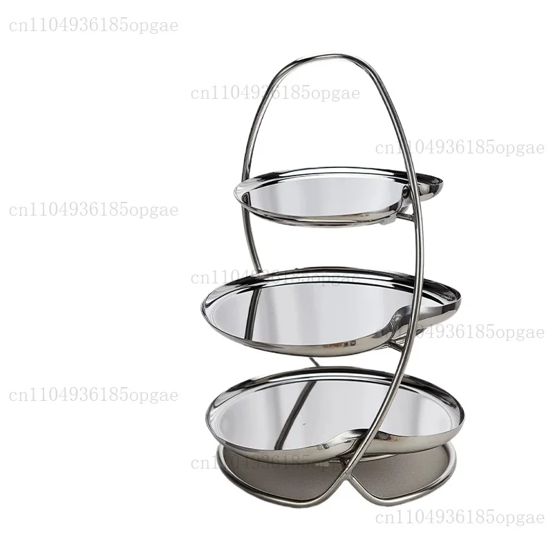 European Light Luxury Kitchen Living Room Afternoon Tea Dim Sum Cake Stainless Steel Shelf Hotel Restaurant Festival Fruit Rack
European Light Luxury Kitchen Living Room Afternoon Tea Dim Sum Cake Stainless Steel Shelf Hotel Restaurant Festival Fruit Rack