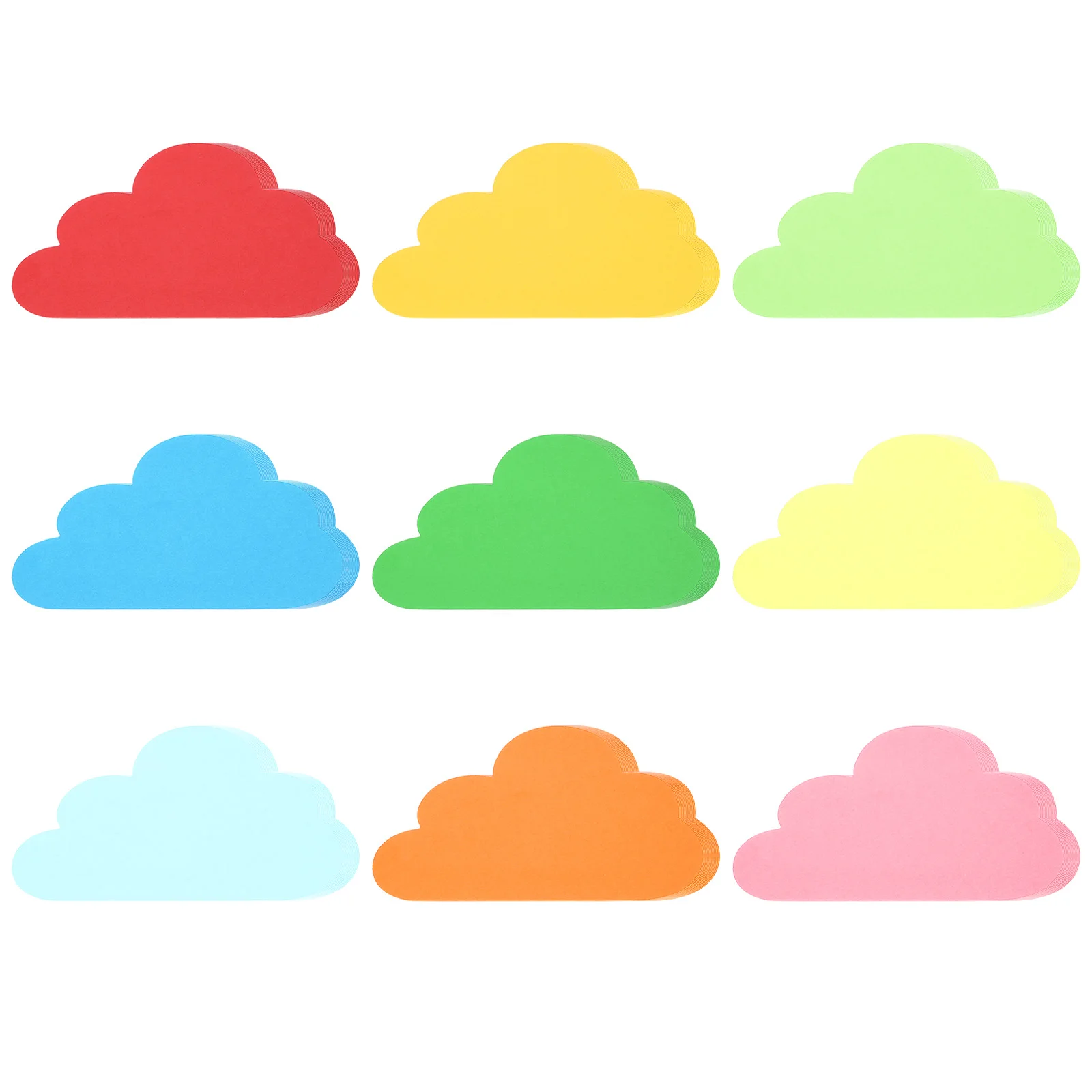 108Pcs Bulletin Cutouts Paper Clouds Shaped Bulletin Board Paper Cut Outs Decorations for Classroom DIY Crafts Party Supplies
108Pcs Bulletin Cutouts Paper Clouds Shaped Bulletin Board Paper Cut Outs Decorations for Classroom DIY Crafts Party Supplies