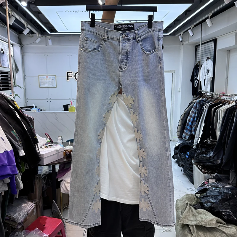 Lostdws American Sle Heavyweight Embroidered Slim Fit Long Streetwear Men's Jeans Flared Denim Casual Trendy Youth Jeans
Lostdws American Sle Heavyweight Embroidered Slim Fit Long Streetwear Men's Jeans Flared Denim Casual Trendy Youth Jeans