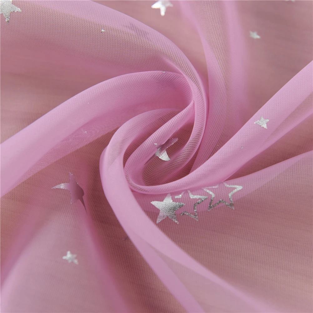 Silver Star Sheer Curtains White Embroidered Cute for Nursery Bedroom Bathroom Decorative Window Tulle Light Blocking Modern
Silver Star Sheer Curtains White Embroidered Cute for Nursery Bedroom Bathroom Decorative Window Tulle Light Blocking Modern