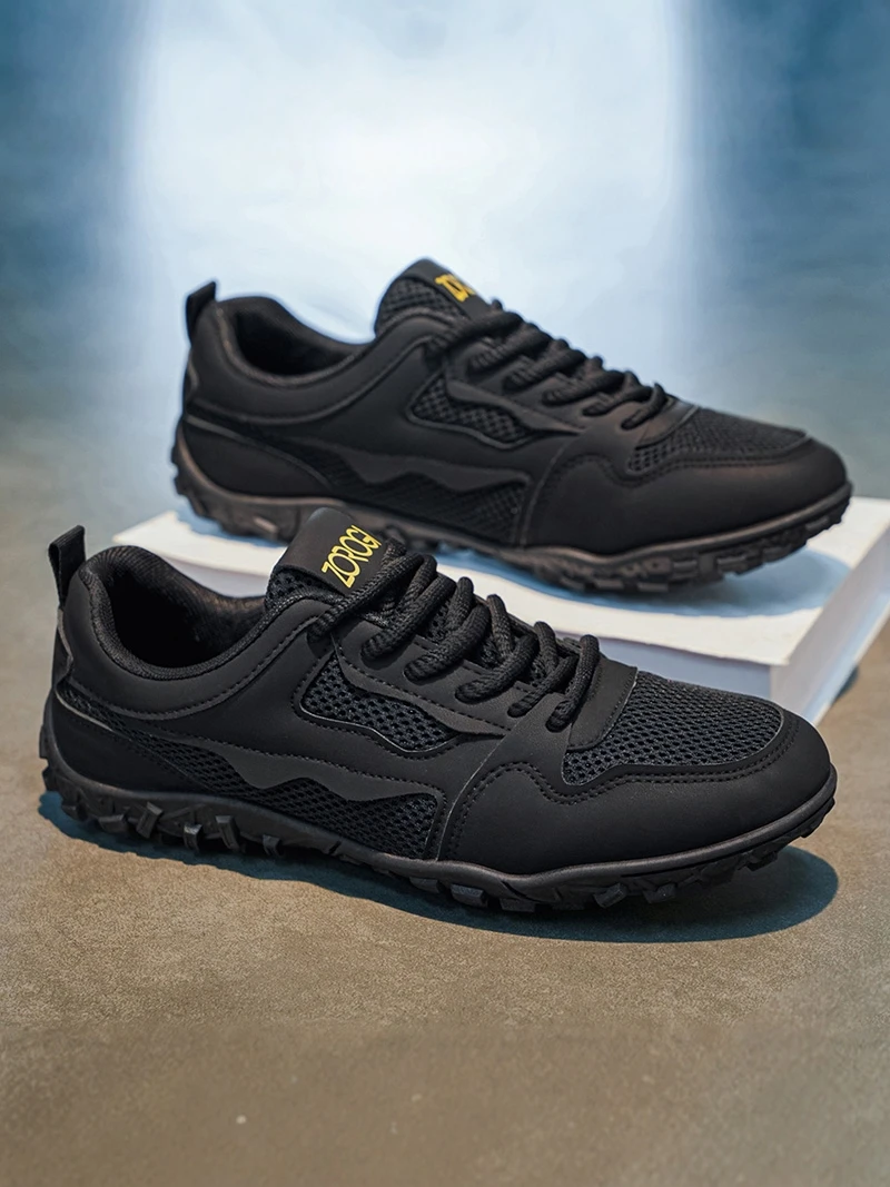 Casual Outdoor Work Shoes Anti-Slip Soft Bottom Breathable Mesh Upper Black Dequn Men's Shoes for Summer Daily Leisure
Casual Outdoor Work Shoes Anti-Slip Soft Bottom Breathable Mesh Upper Black Dequn Men's Shoes for Summer Daily Leisure