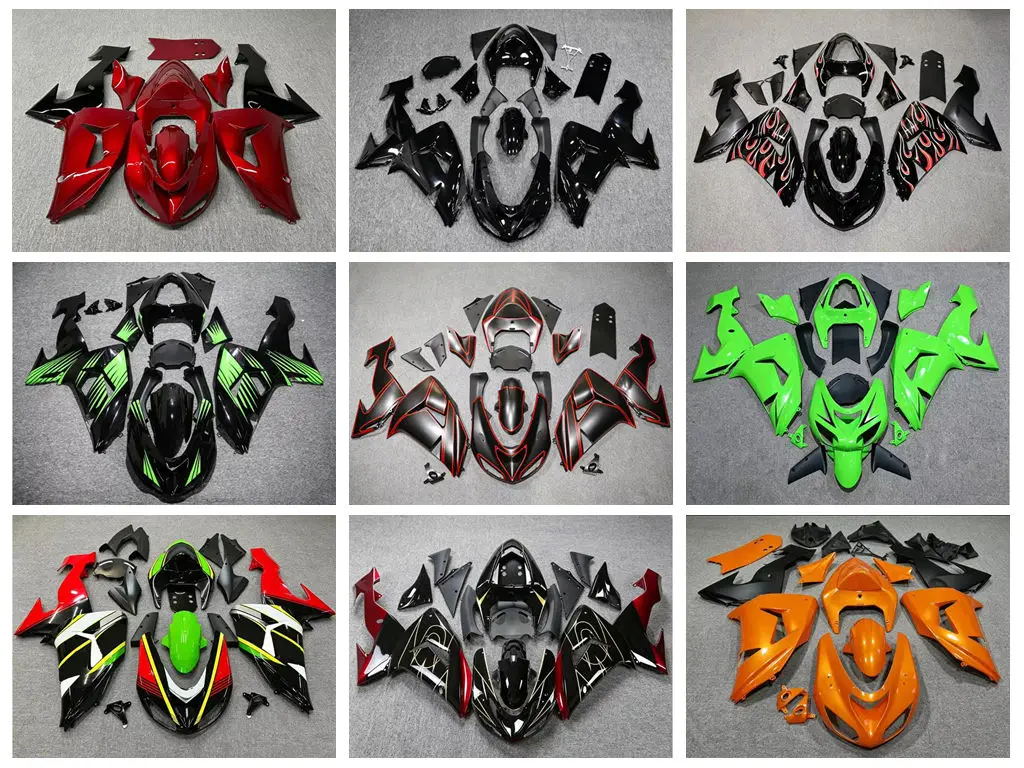 4 Gift New ABS fairing kit for Kawasaki ZX-10R 2006 and 2007 car accessories can be customized
4 Gift New ABS fairing kit for Kawasaki ZX-10R 2006 and 2007 car accessories can be customized