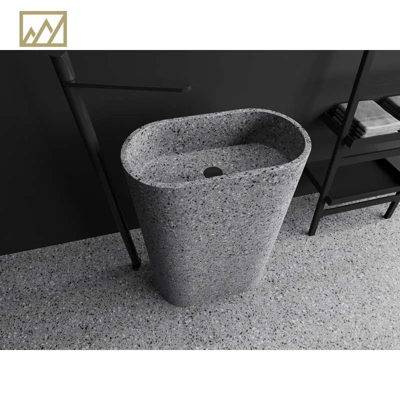 Настольная раковина-пьедестал из терраццо, скульптурная, овальная, минималистичная, объемная, для ванной комнаты, из натурального камня, терраццо P
Настольная раковина-пьедестал из терраццо, скульптурная, овальная, минималистичная, объемная, для ванной комнаты, из натурального камня, терраццо P