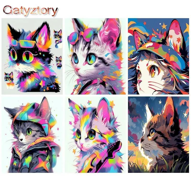 GATYZTORY Frame Diy Painting By Numbers Kits For Adults Cats Animal Picture Paint By Numbers Coloring Acrylic Paint Diy Gift 60x
GATYZTORY Frame Diy Painting By Numbers Kits For Adults Cats Animal Picture Paint By Numbers Coloring Acrylic Paint Diy Gift 60x