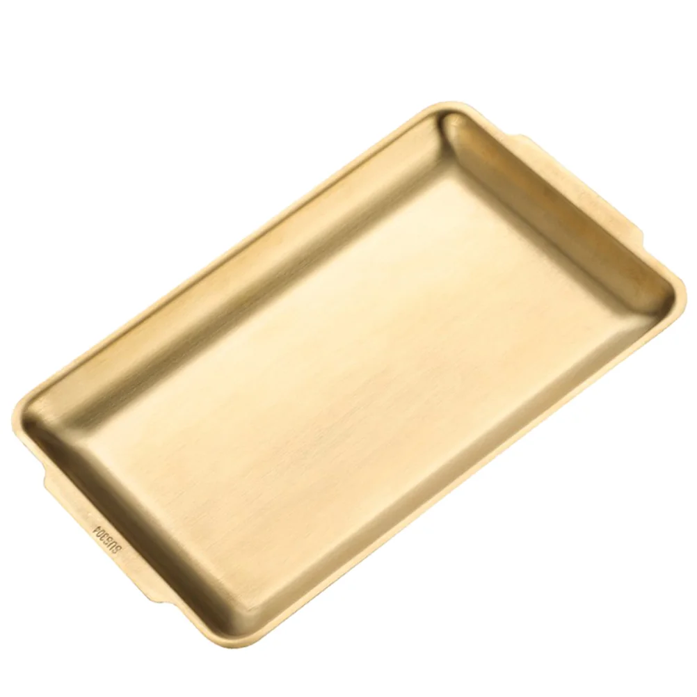 Stainless Steel BBQ Plate 22x14cm Golden Rectangular Food Container Grill Pan Serving Platter Sushi Tray Baking Dish Kitchen
Stainless Steel BBQ Plate 22x14cm Golden Rectangular Food Container Grill Pan Serving Platter Sushi Tray Baking Dish Kitchen