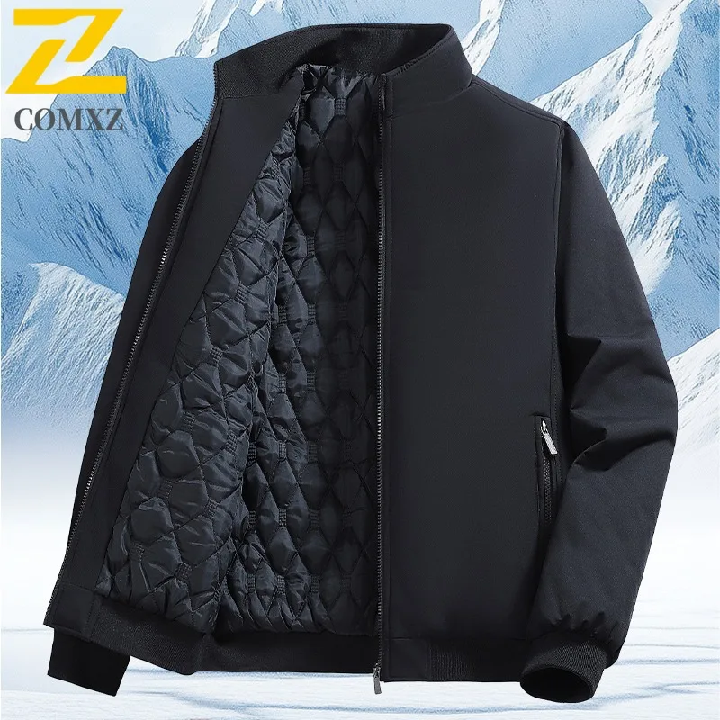 COMXZ Simple Men Jacket Commute Office Thick Warm Motorcycle Coat Everyday Wear Light Wear Resistant Winter Outerwear
COMXZ Simple Men Jacket Commute Office Thick Warm Motorcycle Coat Everyday Wear Light Wear Resistant Winter Outerwear