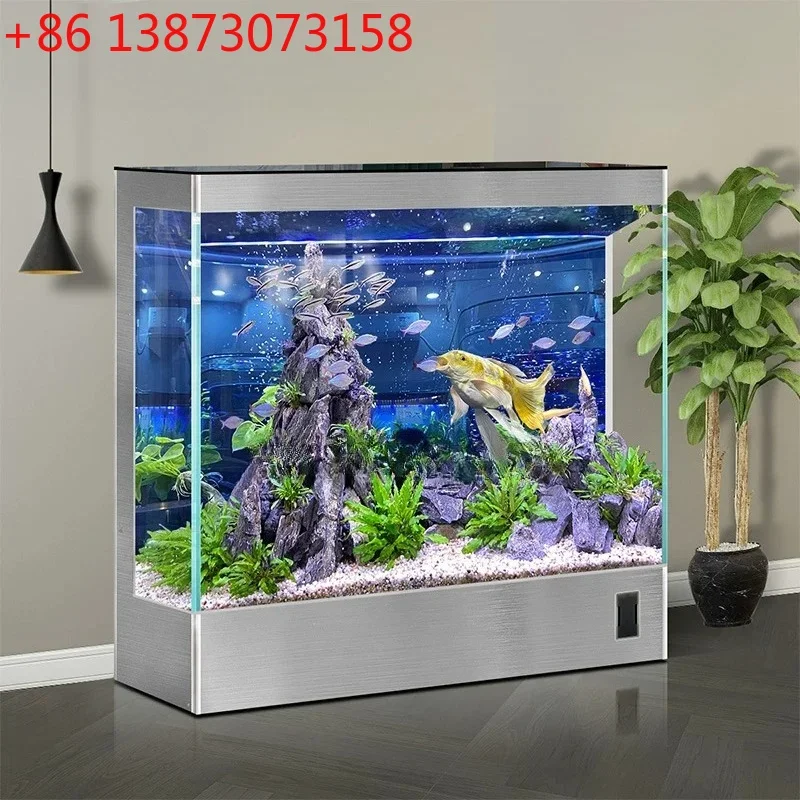 High-end water-free 2026 new living room fish tank glass full set of floor-to-ceiling household vertical smart
High-end water-free 2026 new living room fish tank glass full set of floor-to-ceiling household vertical smart