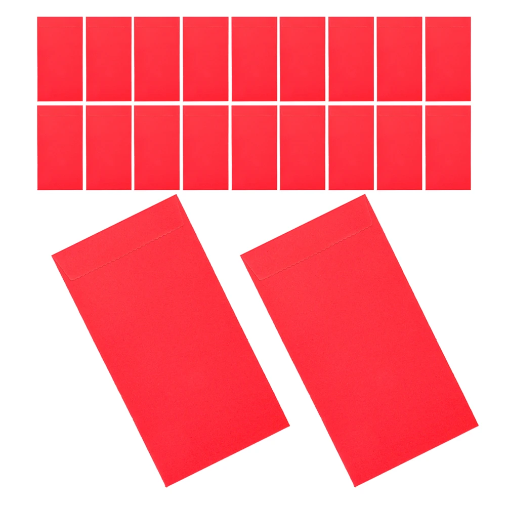 50 Pcs Money Envelopes Red Packet Traditional Chinese Style Simple Practical Wedding Festival Material Large Capacity
50 Pcs Money Envelopes Red Packet Traditional Chinese Style Simple Practical Wedding Festival Material Large Capacity