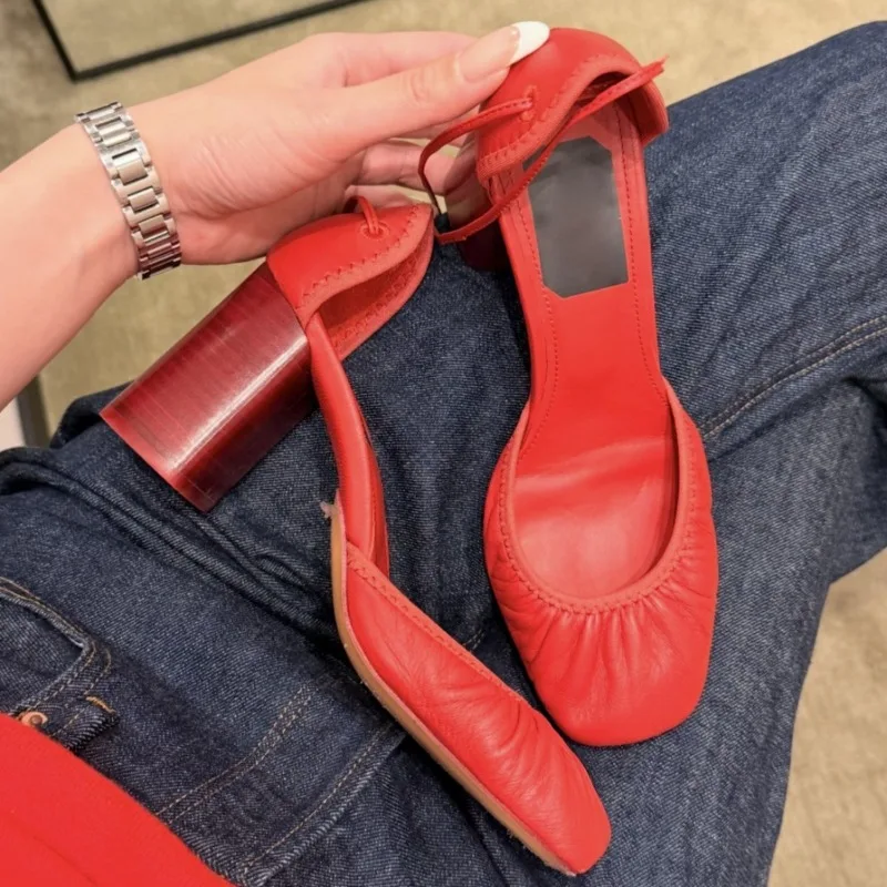 New Women Shoes Exquisite French Style High Heels for Woman Fashion Square Head Ballet Casual Shoes Designer Shoes Zapatos Mujer
New Women Shoes Exquisite French Style High Heels for Woman Fashion Square Head Ballet Casual Shoes Designer Shoes Zapatos Mujer