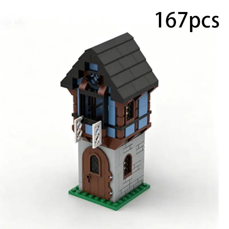MOC Medieval Architecture Castle Tower Watchtower Beginner Small Particle Building Block Toy (167pcs)
MOC Medieval Architecture Castle Tower Watchtower Beginner Small Particle Building Block Toy (167pcs)