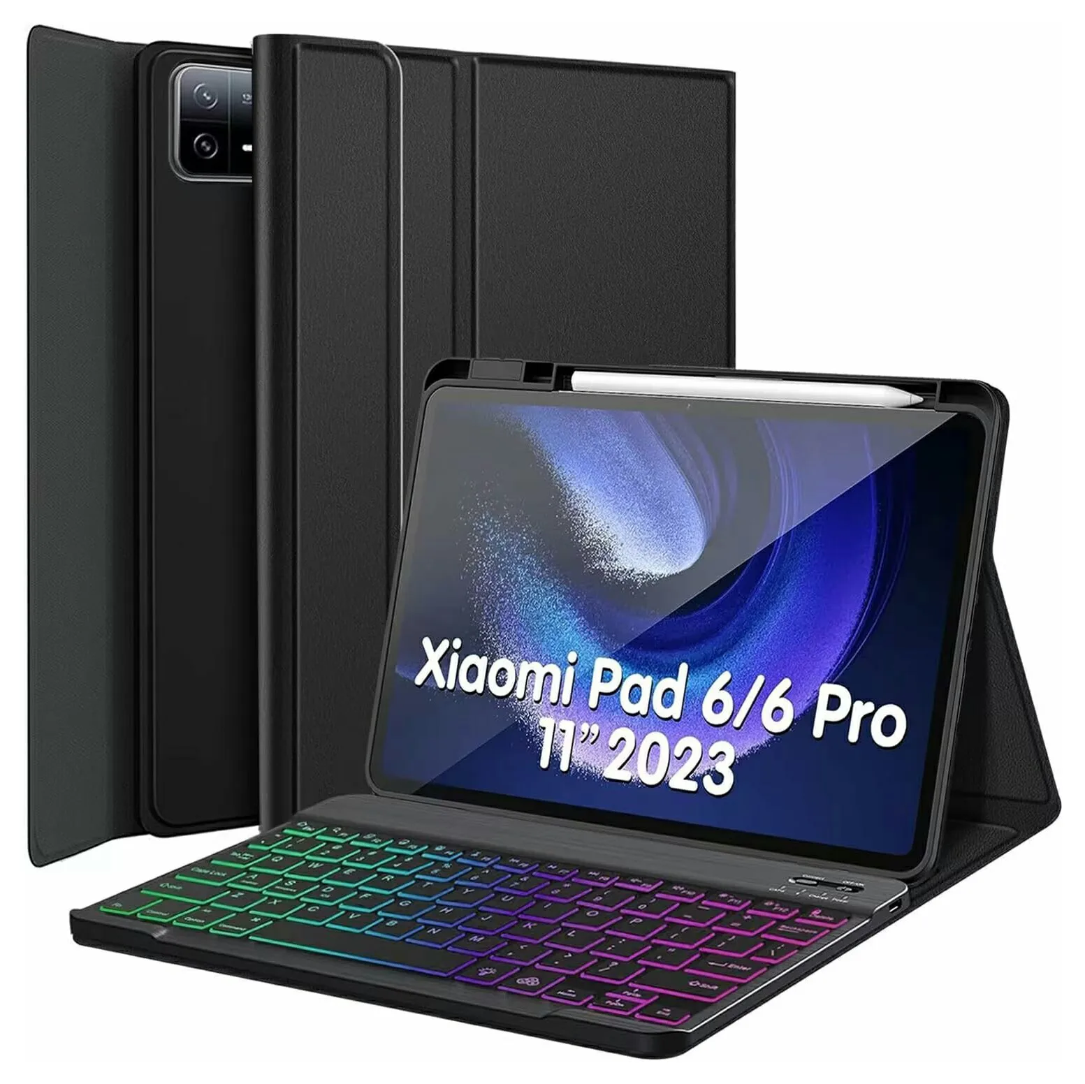 RGB-MI6/6pro для Xiaomi Pad 6 Pro/Pad 6 RGB-подсветка, Bluetooth-совместимая клавиатура, кожаный чехол с гнездом для ручки
RGB-MI6/6pro для Xiaomi Pad 6 Pro/Pad 6 RGB-подсветка, Bluetooth-совместимая клавиатура, кожаный чехол с гнездом для ручки