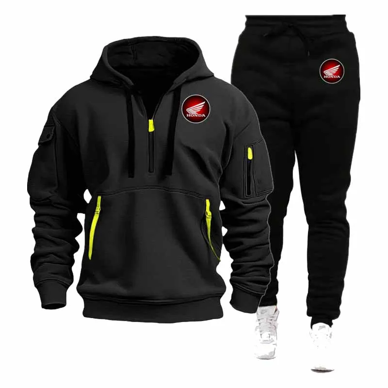 2026 Honda New Logo Men's Half Zip Outdoor Extreme Sports Enthusiasts Spring and Autumn Casual Hoodie + Pants Set Outdoor Winter
2026 Honda New Logo Men's Half Zip Outdoor Extreme Sports Enthusiasts Spring and Autumn Casual Hoodie + Pants Set Outdoor Winter