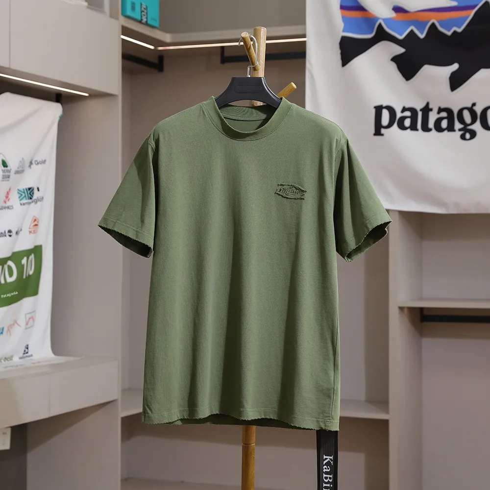 Retro American Cotton Washed Men's Summer Fashion round Neck Short Sleeve T-Shirt Embroidered Letters Breathable Comfortable
Retro American Cotton Washed Men's Summer Fashion round Neck Short Sleeve T-Shirt Embroidered Letters Breathable Comfortable
