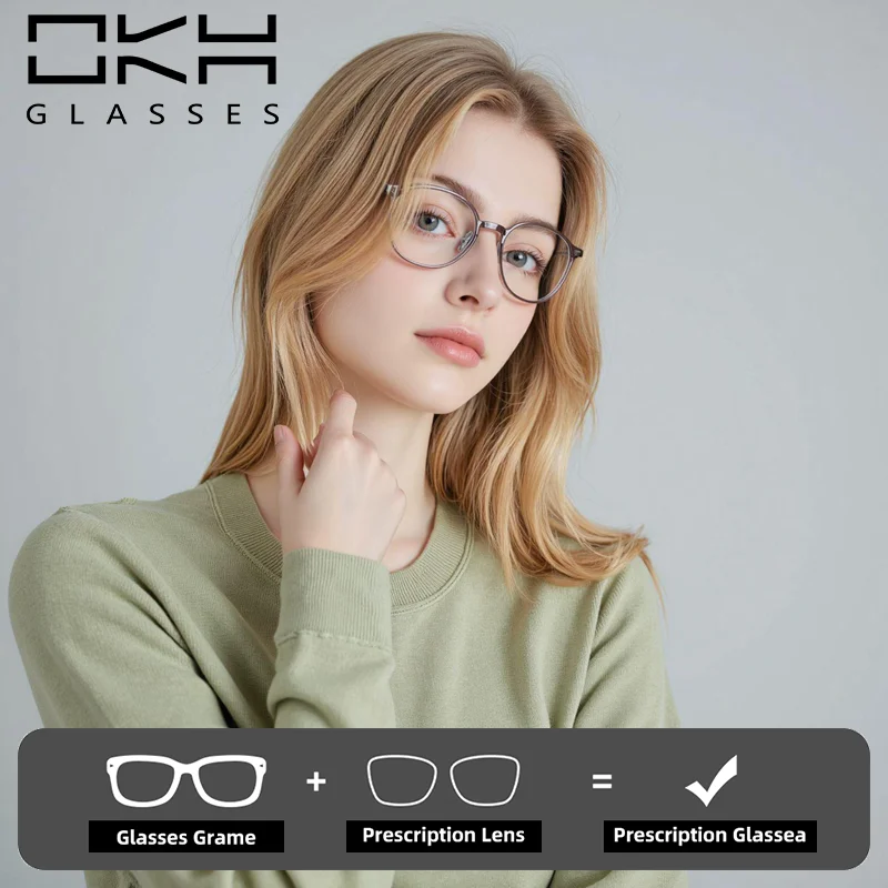 OKH женские очки сверхлегкие украшения TR90 очки из чистого титана прозрачная ретро круглая оптическая оправа по рецепту
OKH женские очки сверхлегкие украшения TR90 очки из чистого титана прозрачная ретро круглая оптическая оправа по рецепту
