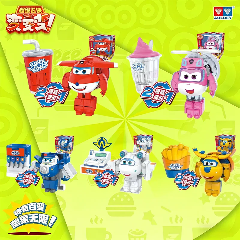 Игровой набор Auldey Super Wings: Робот-трансформер из еды (Кока-Кола, гамбургер, картофель фри) — Деформируемая игрушка, праздничный подарок
Игровой набор Auldey Super Wings: Робот-трансформер из еды (Кока-Кола, гамбургер, картофель фри) — Деформируемая игрушка, праздничный подарок