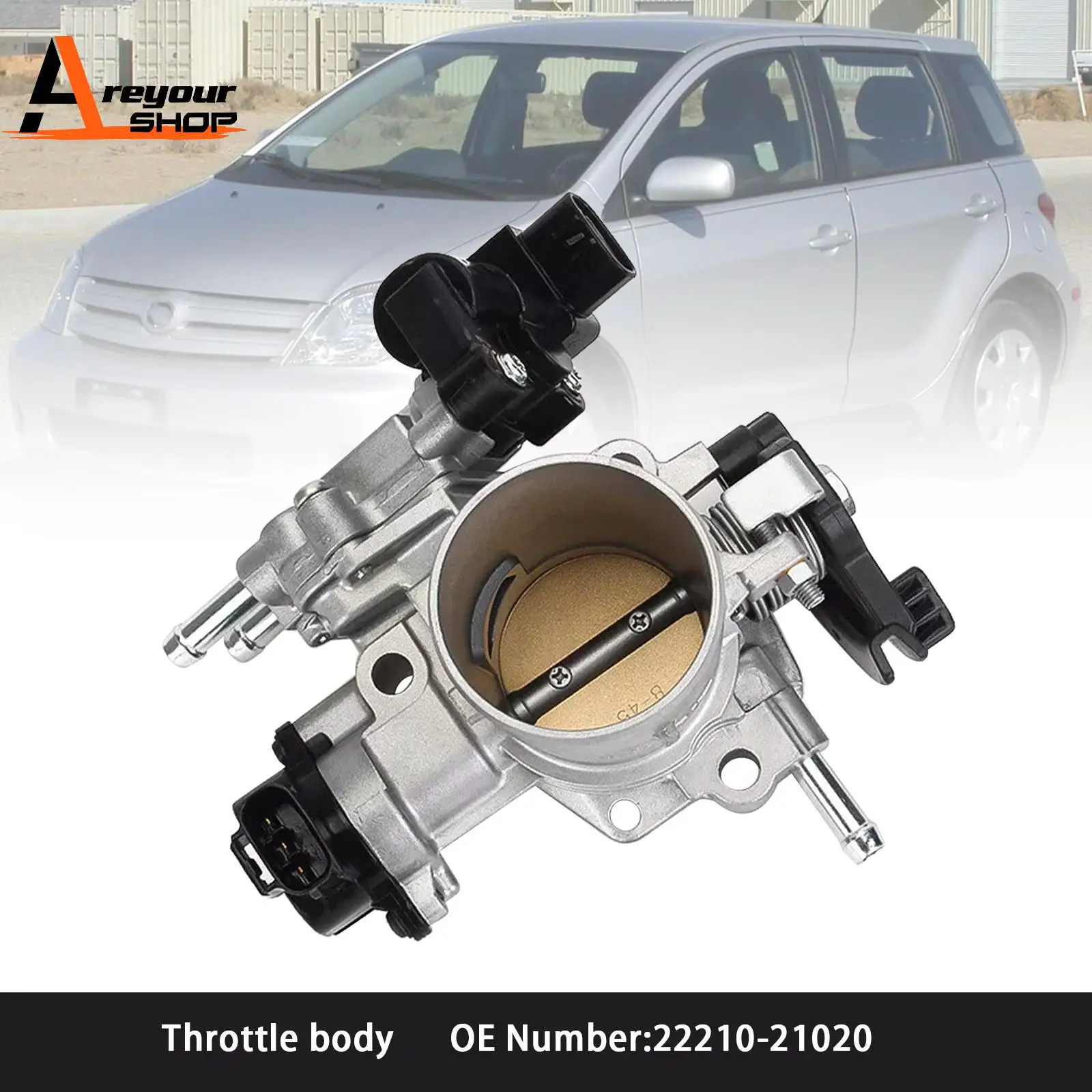 Throttle Body 22210-21020 for 2004-2006 Scion XA XB 2000 2001 2002 2003 2004 2005 ECHO MT AT 
Throttle Body 22210-21020 for 2004-2006 Scion XA XB 2000 2001 2002 2003 2004 2005 ECHO MT AT