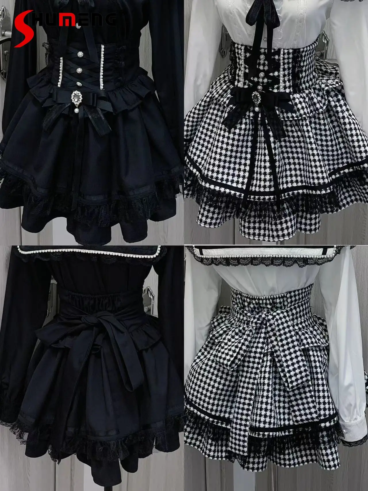 Japanese Mass- Produced Mine Series Skirt Womens Autumn High Waist Sweet Cute Lace Bow Pearl Pleated Skirt Lolita Y2k Shirts
Japanese Mass- Produced Mine Series Skirt Womens Autumn High Waist Sweet Cute Lace Bow Pearl Pleated Skirt Lolita Y2k Shirts
