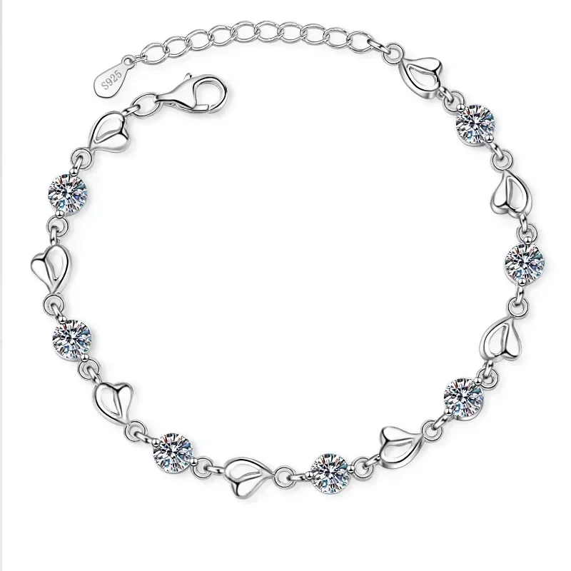 Elegant Store PT950 Platinum Peculiar Heart Shape Women's Daily Bracelet Certificate, 3.5 Carat Moissanite Hand Chain for Female
Elegant Store PT950 Platinum Peculiar Heart Shape Women's Daily Bracelet Certificate, 3.5 Carat Moissanite Hand Chain for Female