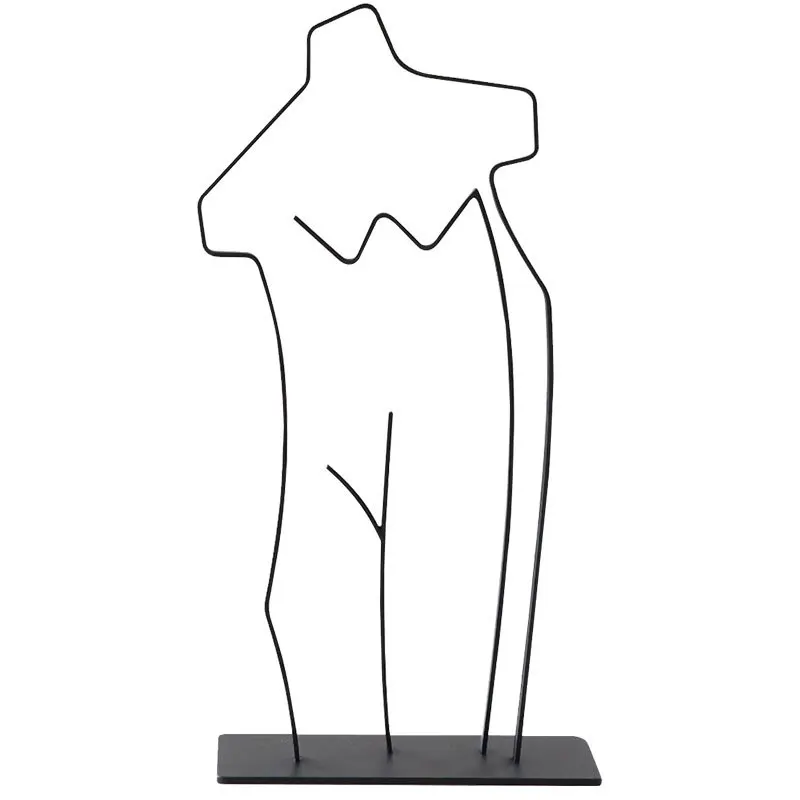 Body line art ornaments, porch home accessories, wrought iron decoration, simple shape
Body line art ornaments, porch home accessories, wrought iron decoration, simple shape