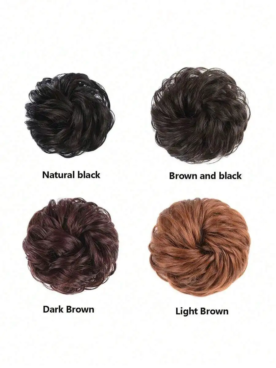 Synthetic Messy Bun Hair Scrunchie With Elastic Band For Women
Synthetic Messy Bun Hair Scrunchie With Elastic Band For Women