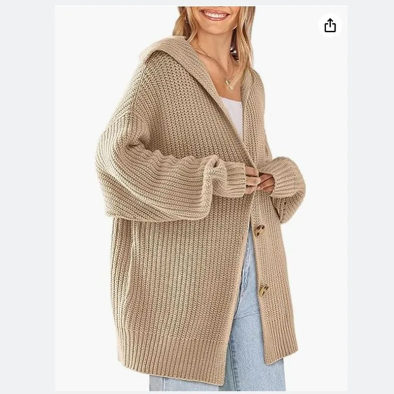 Cardigan Women Lapel Single-breasted Sweater Long Sleeve Knit Coat 2026 Spring Autumn Streetwear Jumpers Jacket Casual Knitwears
Cardigan Women Lapel Single-breasted Sweater Long Sleeve Knit Coat 2026 Spring Autumn Streetwear Jumpers Jacket Casual Knitwears