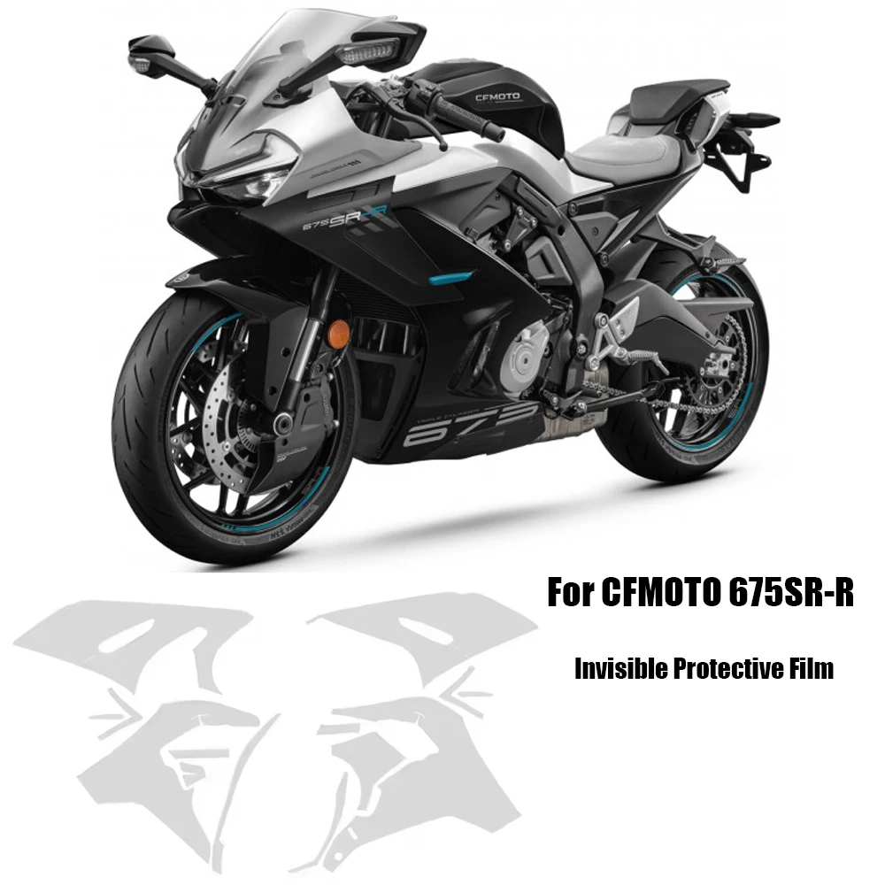 For CFMOTO 675SR-R Invisible Scratch Fairing TPU Protection Stickers Kit 675 SR-R PPF Motorcycle Complete Paint Protective Film
For CFMOTO 675SR-R Invisible Scratch Fairing TPU Protection Stickers Kit 675 SR-R PPF Motorcycle Complete Paint Protective Film