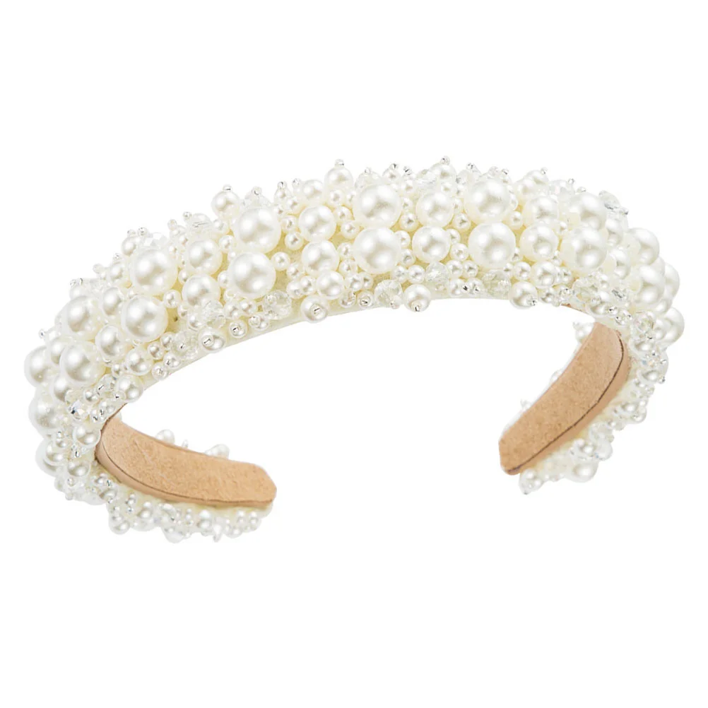 Prom Pearl Crystal Headband Bridal Hair Accessories for Women High Quality Wedding Dress Miss
Prom Pearl Crystal Headband Bridal Hair Accessories for Women High Quality Wedding Dress Miss