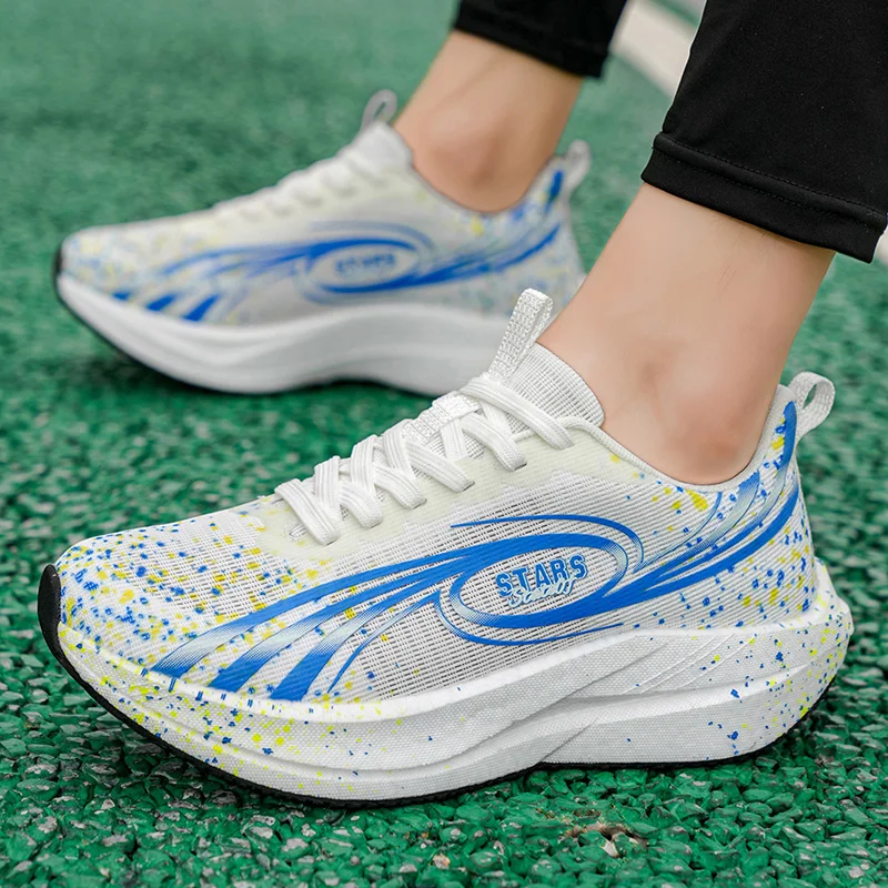 Men's Trendy Gradient Running Shoes Men's Ultra-Light Bouncy Athletic Sneakers, Men's Anti-Slip Shock-Absorbing Sports Footwear
Men's Trendy Gradient Running Shoes Men's Ultra-Light Bouncy Athletic Sneakers, Men's Anti-Slip Shock-Absorbing Sports Footwear
