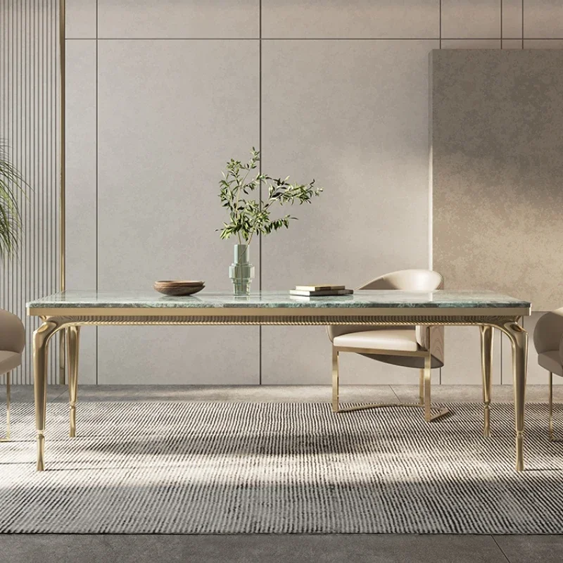 Emerald Luxury Stone Dining Table Modern Minimalist High-End Luxury Italian Natural Marble
Emerald Luxury Stone Dining Table Modern Minimalist High-End Luxury Italian Natural Marble