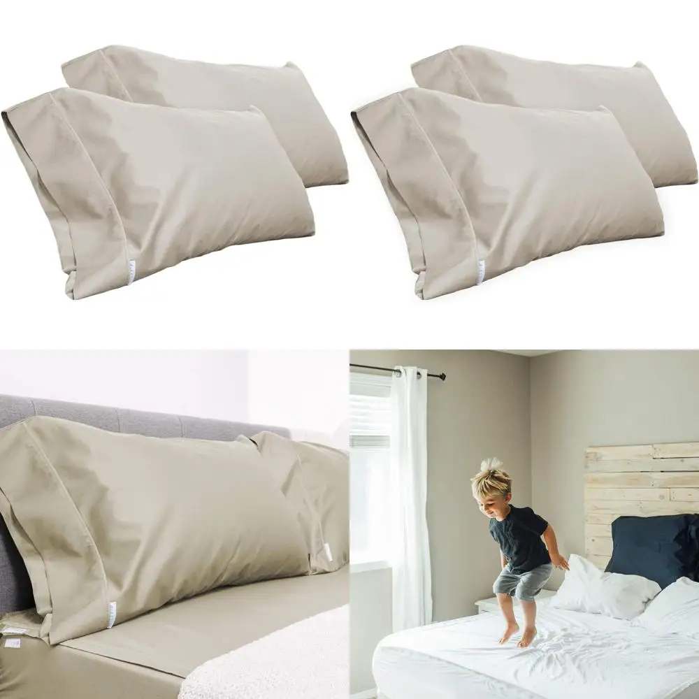 Cotton Sateen Pillowcases, Standard/Queen (20x32 Inches), Set of 2, Envelope Closure, Sand
Cotton Sateen Pillowcases, Standard/Queen (20x32 Inches), Set of 2, Envelope Closure, Sand