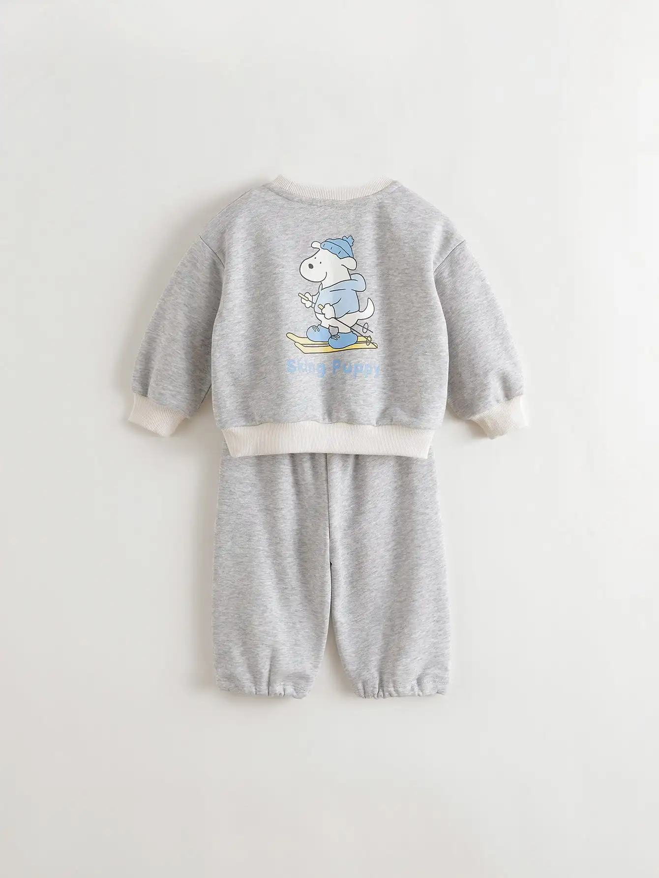 MARC & JANIE Toddler Boy Skating Puppy Sweatshirt and Sweatpants Two-Piece Outfit Set for School and Play for Autumn 551622
MARC & JANIE Toddler Boy Skating Puppy Sweatshirt and Sweatpants Two-Piece Outfit Set for School and Play for Autumn 551622