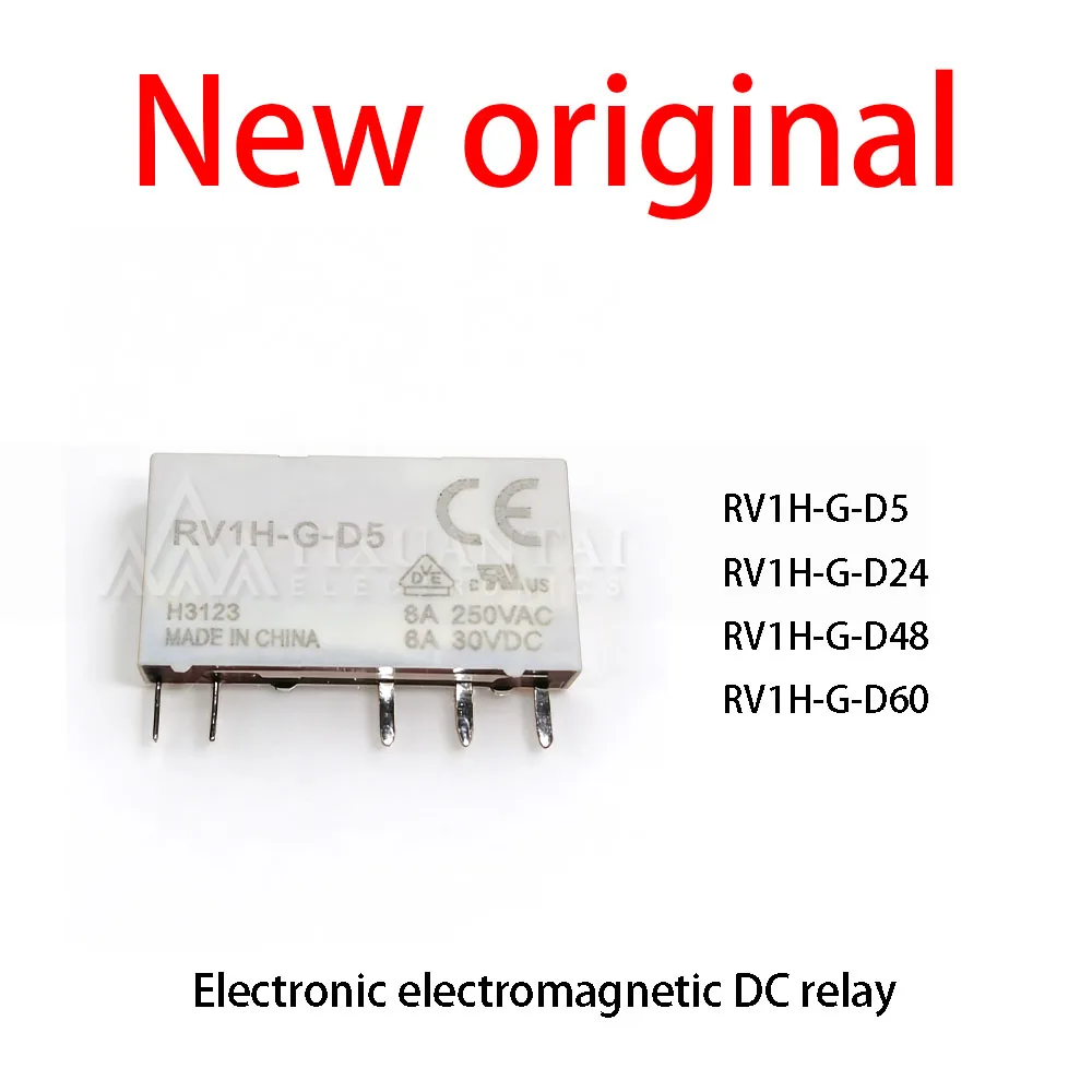 10Pcs/Lot New original RV1H-G-D5 RV1H-G-D24 RV1H-G-D48 RV1H-G-D60 Electronic electromagnetic DC relay
10Pcs/Lot New original RV1H-G-D5 RV1H-G-D24 RV1H-G-D48 RV1H-G-D60 Electronic electromagnetic DC relay