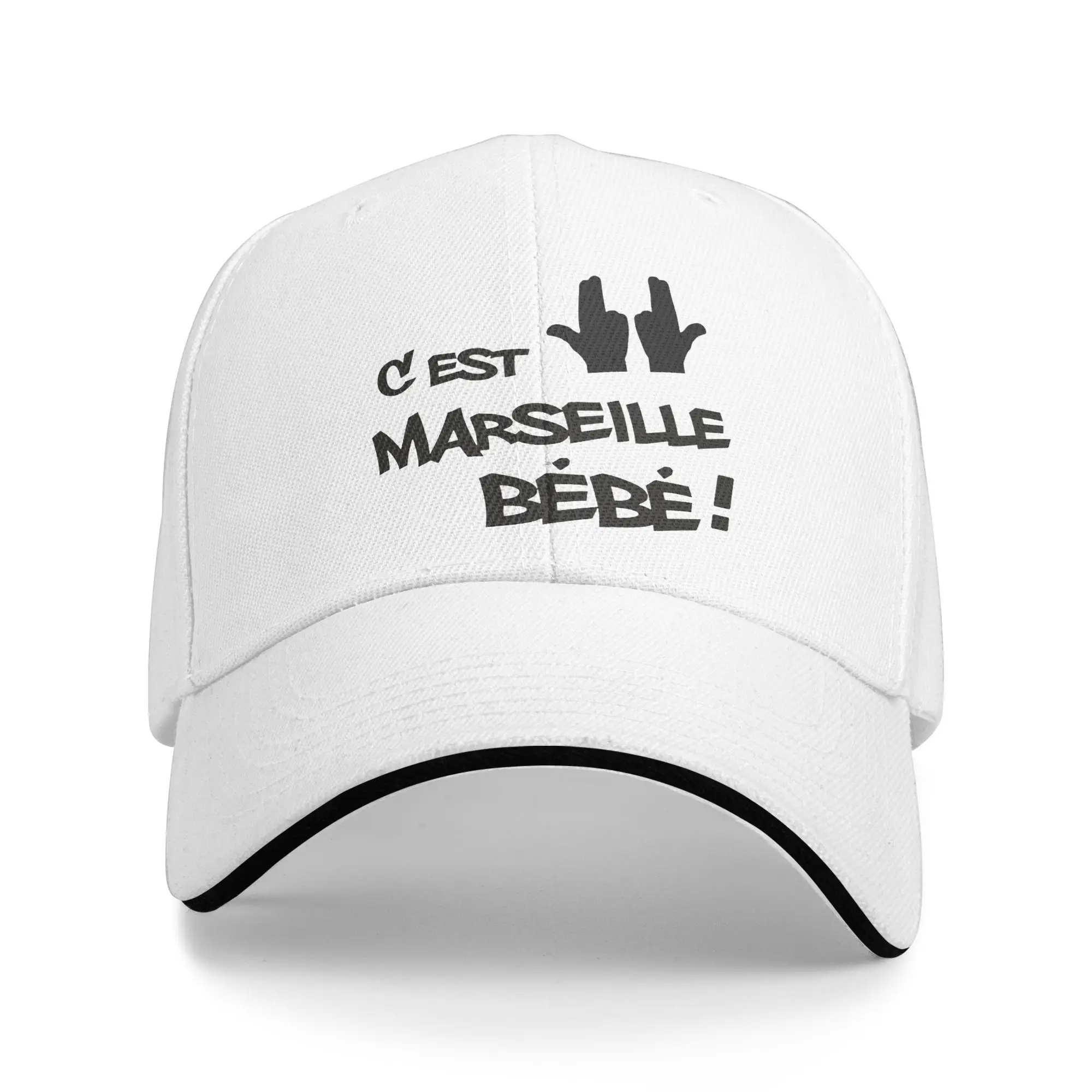 C'est Pas La Capitale C'est Marseill Bébé Jul Baseball Caps Retro JUL Sandwich Hats for Men Women Adjustable Sun Cap Activities
C'est Pas La Capitale C'est Marseill Bébé Jul Baseball Caps Retro JUL Sandwich Hats for Men Women Adjustable Sun Cap Activities