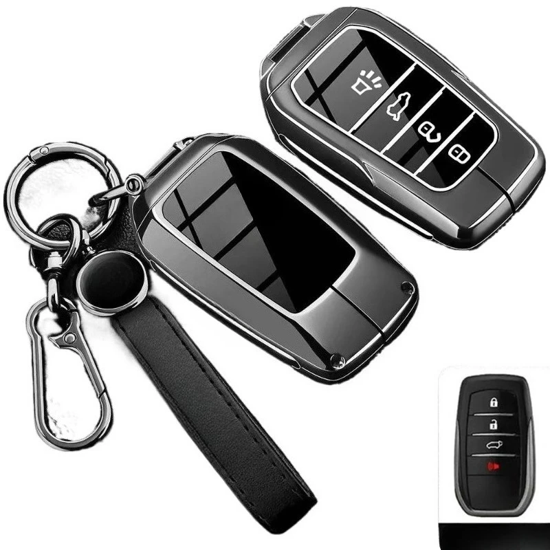 Premium Zinc Alloy Key Cover Case for Toyota Corolla / Wildlander / Camry / Prius (2024) - Protective Key Fob Shell Keybag
Premium Zinc Alloy Key Cover Case for Toyota Corolla / Wildlander / Camry / Prius (2024) - Protective Key Fob Shell Keybag