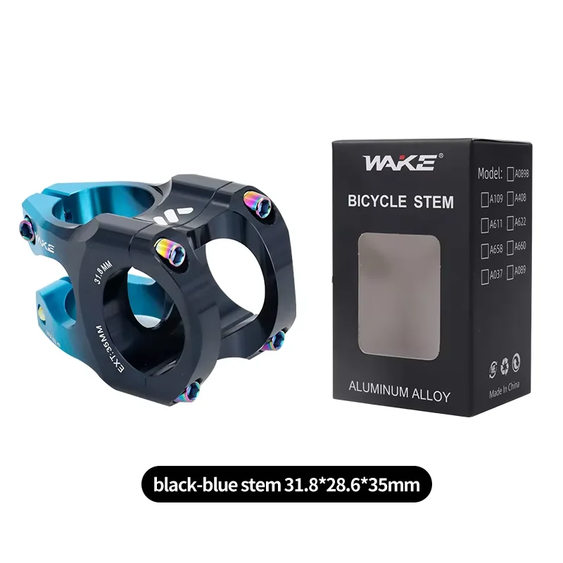 WAKE Bicycle Short Riser Dual Color 31.8mm 35mm Mountain Bike Stem Short Handlebar Riser for MTB & Road Bike
WAKE Bicycle Short Riser Dual Color 31.8mm 35mm Mountain Bike Stem Short Handlebar Riser for MTB & Road Bike