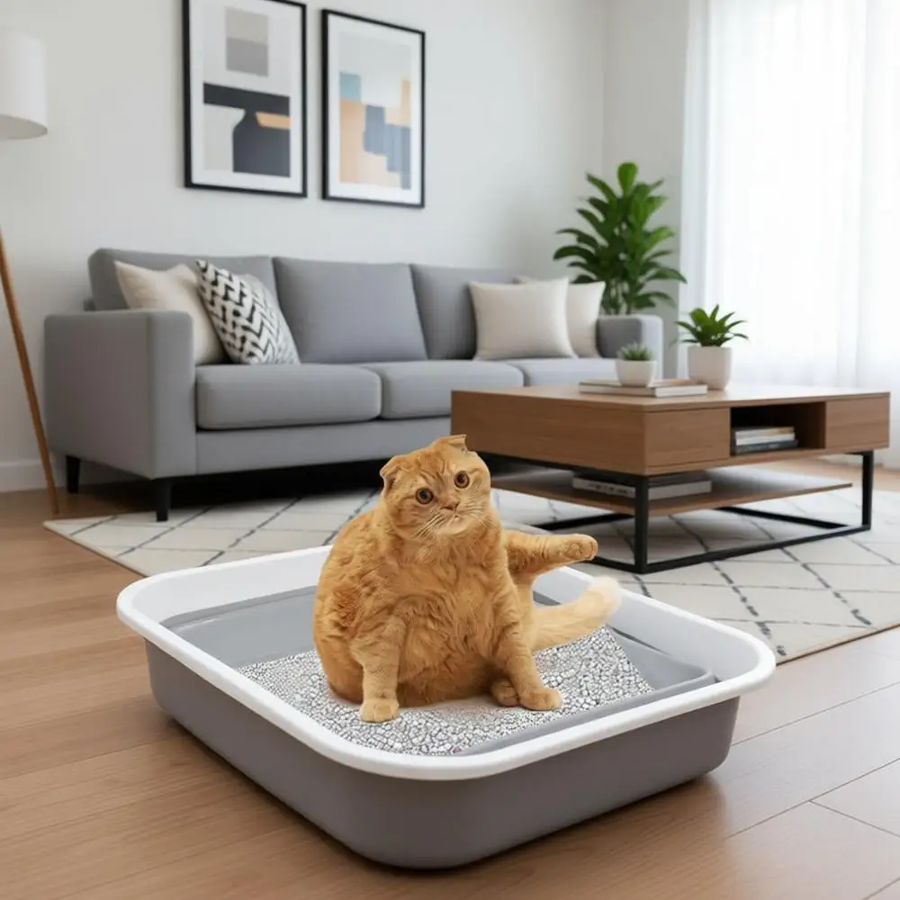 Foldable Travel Litter Box for Kittens to Senior Cats, Elderly and Fat Cats with Mobility Issues
Foldable Travel Litter Box for Kittens to Senior Cats, Elderly and Fat Cats with Mobility Issues