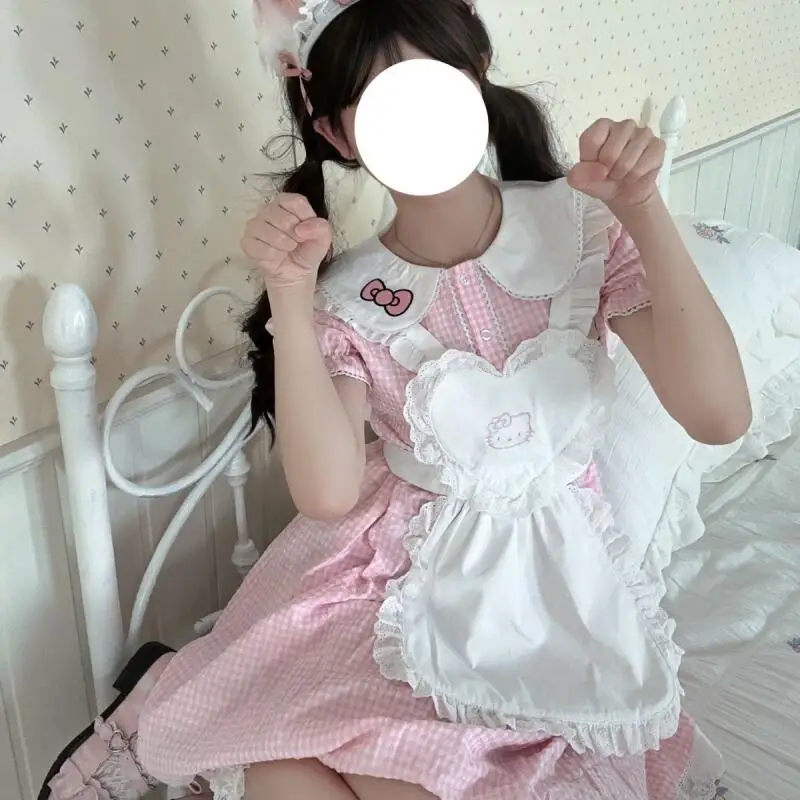Платье Sanrio с мультяшным принтом Hello Kitty, милая юбка, свободное платье в стиле принцессы, простое, модное, в стиле преппи, креативный подарок премиум-класса
Платье Sanrio с мультяшным принтом Hello Kitty, милая юбка, свободное платье в стиле принцессы, простое, модное, в стиле преппи, креативный подарок премиум-класса