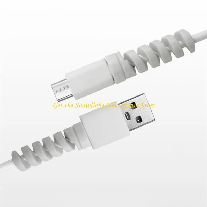 E56D 30Pcs Flexible Spirals Cable Protector Sleeve Charging Cable Saver Protectors
E56D 30Pcs Flexible Spirals Cable Protector Sleeve Charging Cable Saver Protectors