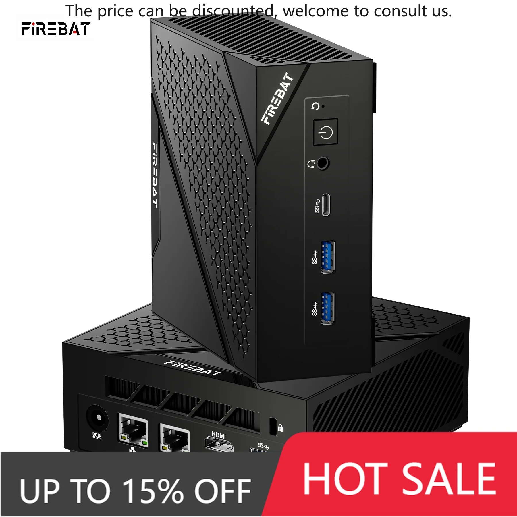 Brand New Firebat Good Price AM02 Mini PC AMD Ryzen 5 6600H 6 Cores 12 Threads Windows 11 System High Quality Mini PC
Brand New Firebat Good Price AM02 Mini PC AMD Ryzen 5 6600H 6 Cores 12 Threads Windows 11 System High Quality Mini PC