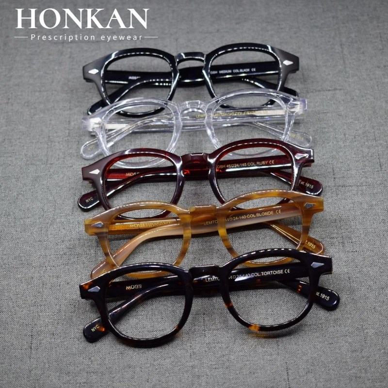 HONKAN Acetate Frame Eyeglasses Men Johnny Depp Lemtosh Glasses Women Computer Luxury Brand Designe Vintage Prescription Eyewear
HONKAN Acetate Frame Eyeglasses Men Johnny Depp Lemtosh Glasses Women Computer Luxury Brand Designe Vintage Prescription Eyewear