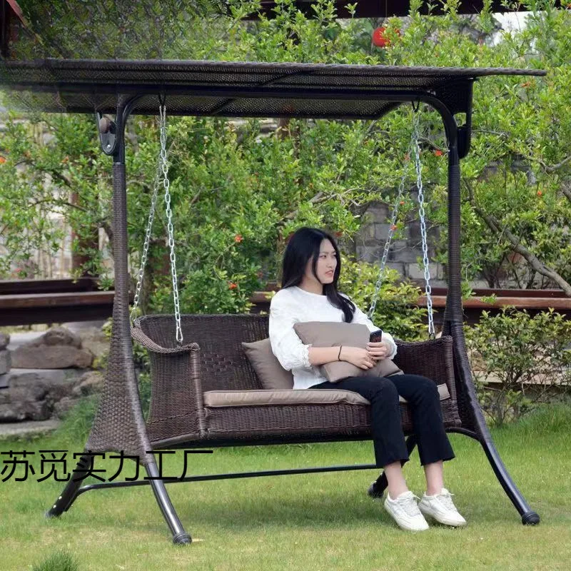 AUz Outdoor Swing Double Rocking Chair Hanging Basket Patio Balcony Household Children Hanging Iron Rattan Swing Adult 
AUz Outdoor Swing Double Rocking Chair Hanging Basket Patio Balcony Household Children Hanging Iron Rattan Swing Adult