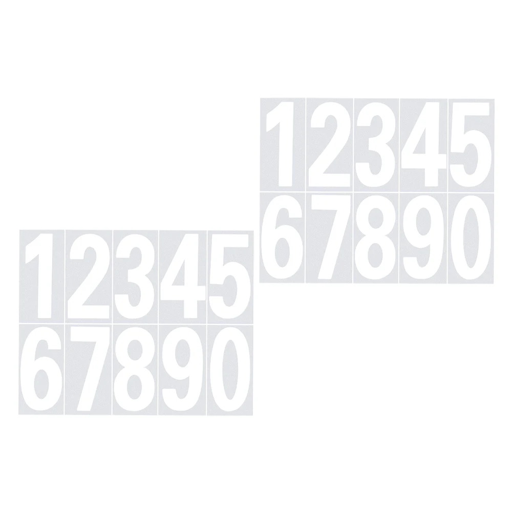 2 Pcs Reflective Digital Labels PET Durable Self Adhesive Number Stickers Garage Bin Mailbox Creative Decals Easy Remove
2 Pcs Reflective Digital Labels PET Durable Self Adhesive Number Stickers Garage Bin Mailbox Creative Decals Easy Remove