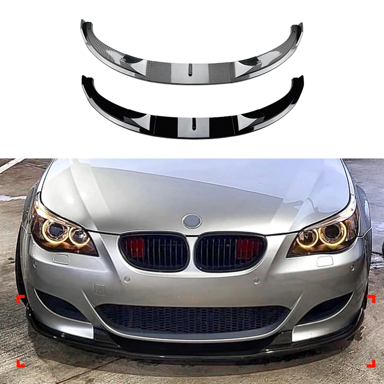 Автомобильный передний спойлер, бампер, нижнее лезвие, сплиттер для BMW 5 серии E60 E61 M5 2005 2006 2007 2008 2009 2010
Автомобильный передний спойлер, бампер, нижнее лезвие, сплиттер для BMW 5 серии E60 E61 M5 2005 2006 2007 2008 2009 2010
