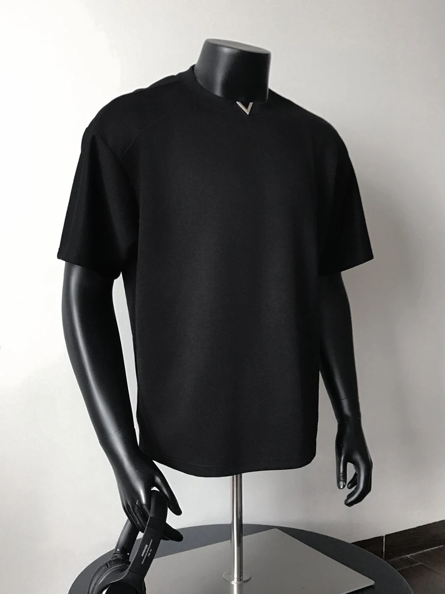 Bla Metal V-Ne ort Sve T-irt Men's Summer CleanFit Premium American Trendy Brand oulder Five Sve Loose Fit
Bla Metal V-Ne ort Sve T-irt Men's Summer CleanFit Premium American Trendy Brand oulder Five Sve Loose Fit