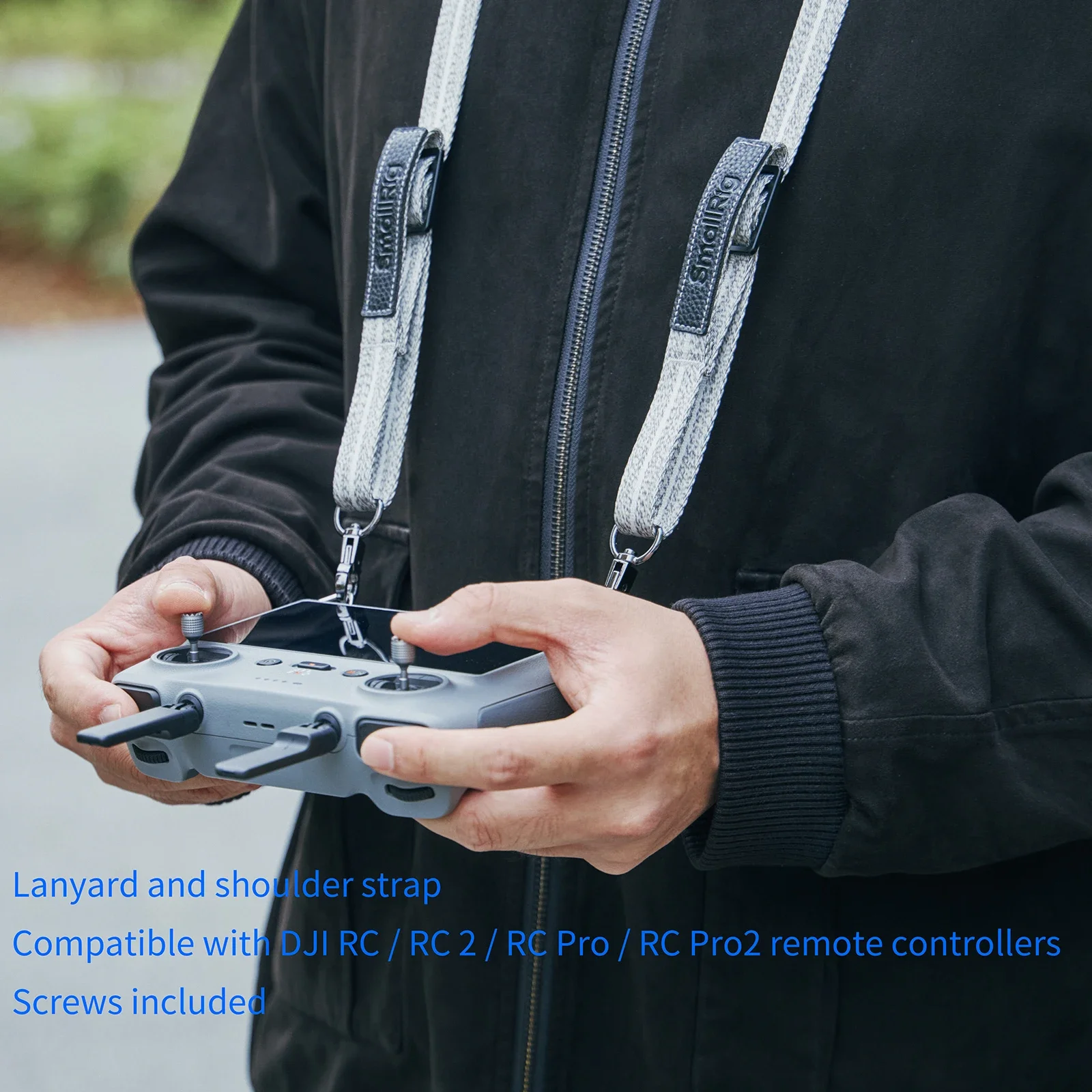 SmallRig 5978 Shoulder Strap for DJI RC 2 / RC / RC Pro 2 / RC Pro Adjustable Length Drone Remote Controller Lanyard
SmallRig 5978 Shoulder Strap for DJI RC 2 / RC / RC Pro 2 / RC Pro Adjustable Length Drone Remote Controller Lanyard